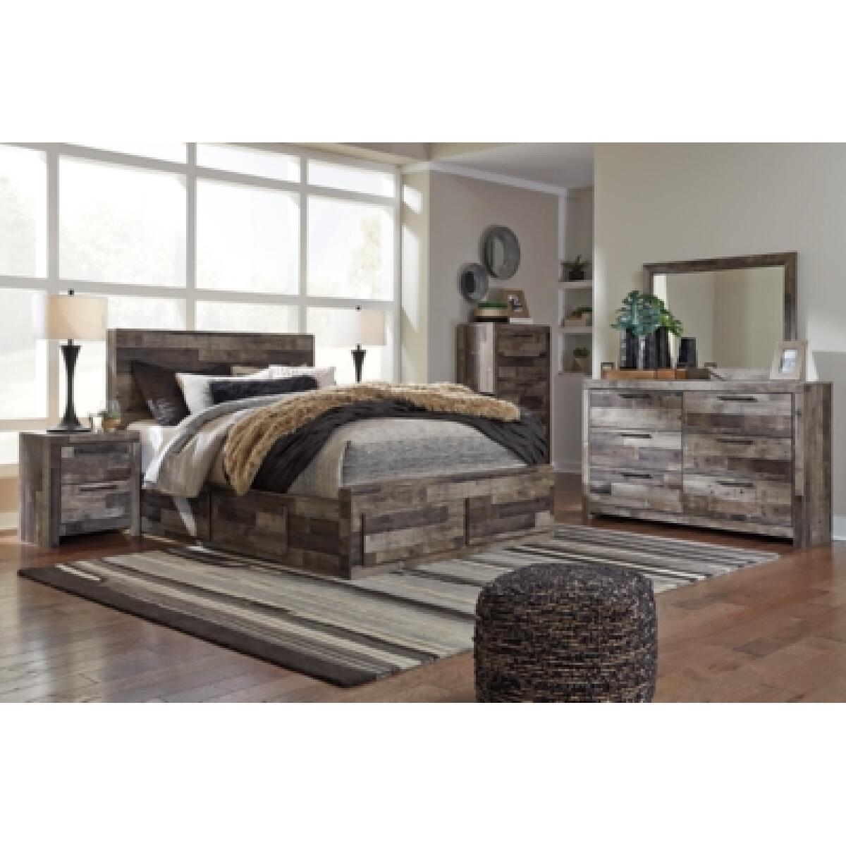 Derekson Queen Panel Bed with 6 Storage Drawers - Image 7