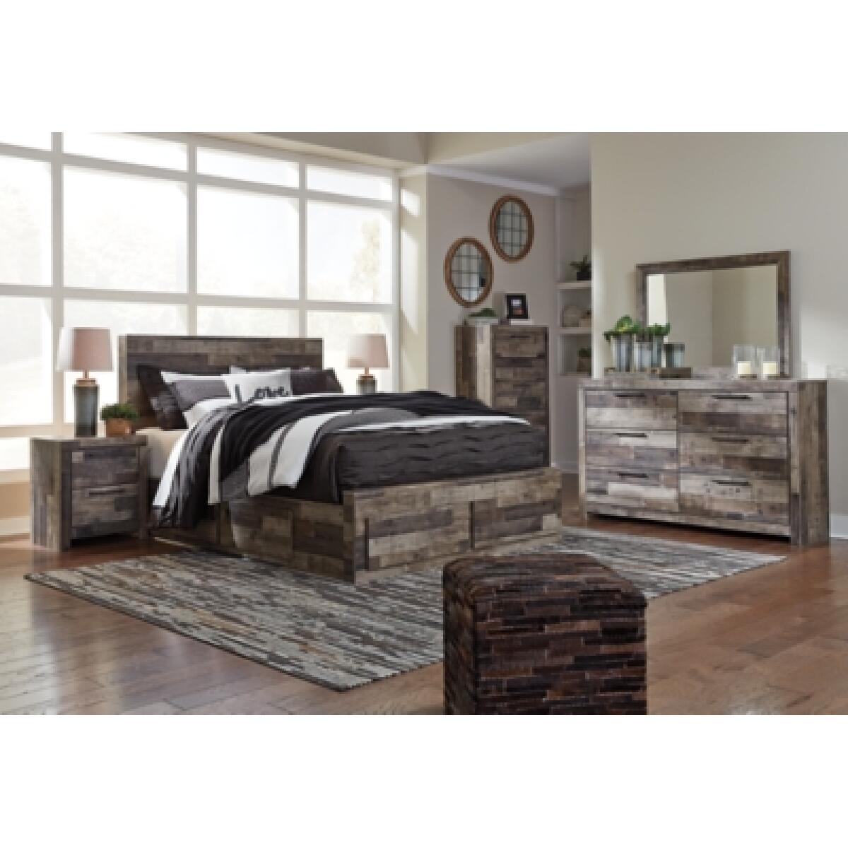 Derekson Queen Panel Bed with 6 Storage Drawers - Image 8