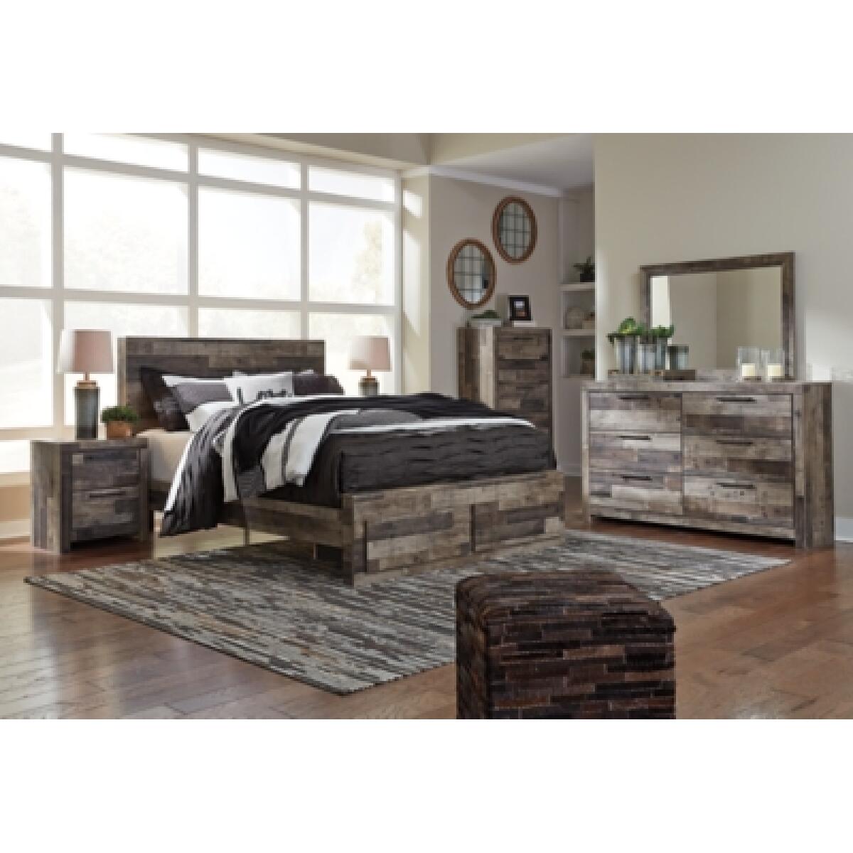 Derekson King Panel Bed with 2 Storage Drawers - Image 7