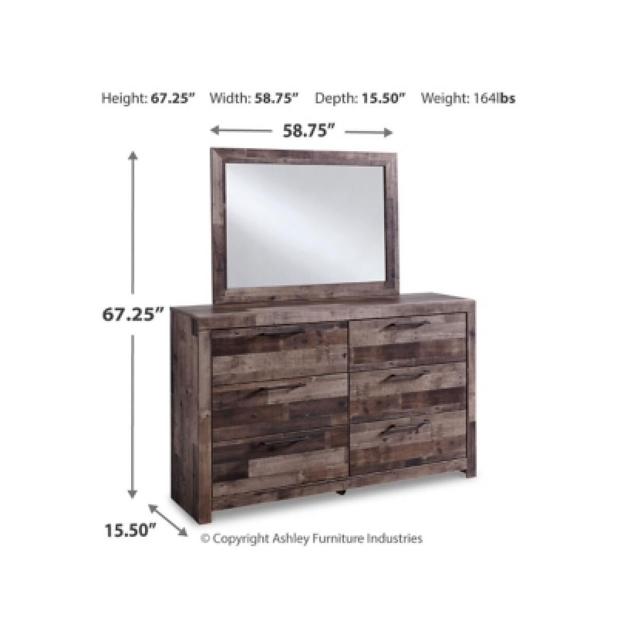Derekson Dresser and Mirror - Image 5