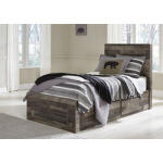 Derekson Twin Panel Bed with 2 Storage Drawers