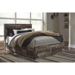 Derekson Queen Panel Bed with 2 Storage Drawers