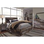 Derekson Queen Panel Bed with 4 Storage Drawers - Image 10