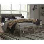 Derekson King Panel Bed with 4 Storage Drawers - Image 3