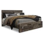 Derekson King Panel Bed with 2 Storage Drawers - Image 2