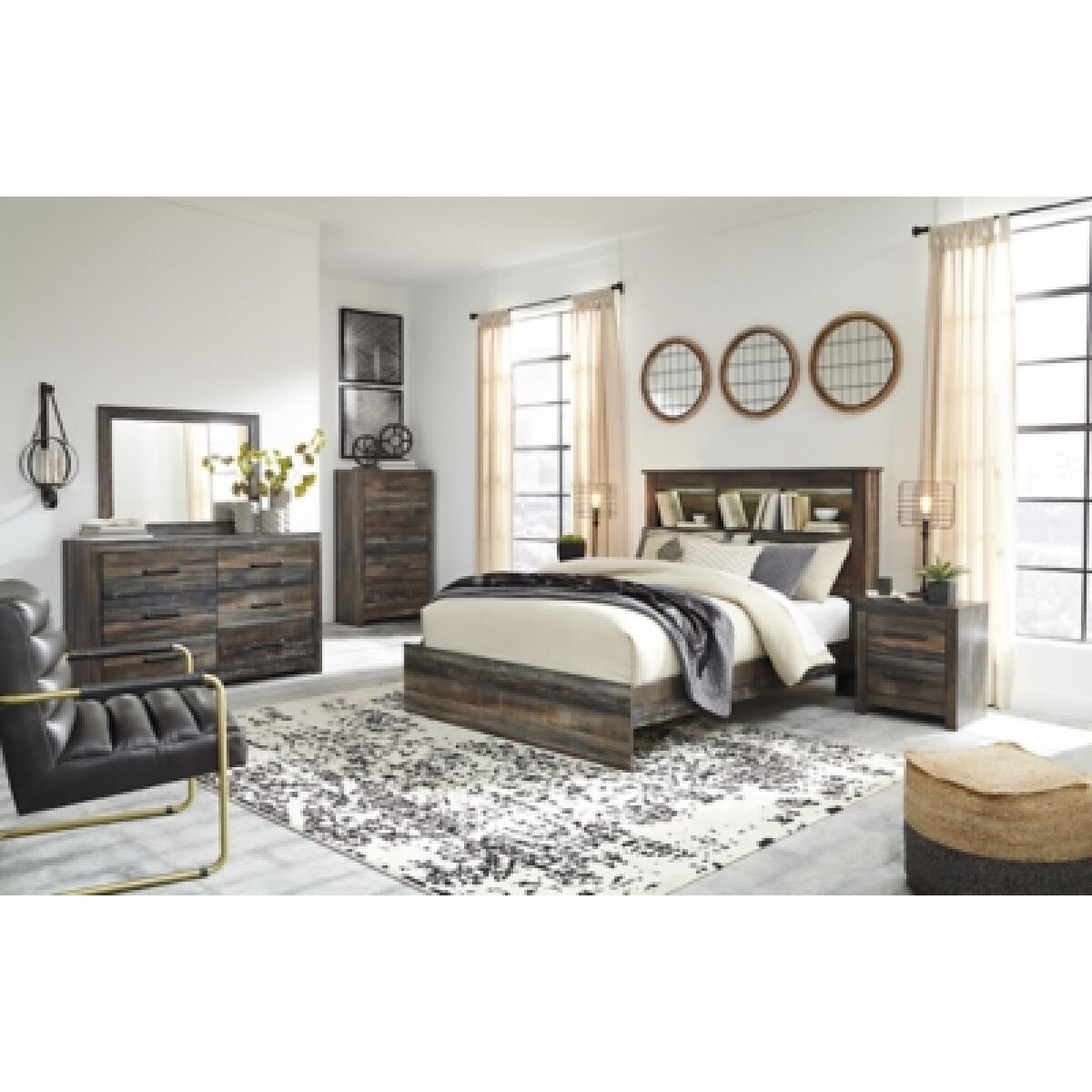Drystan Queen Bookcase Bed - Image 4
