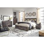 Drystan King Bookcase Bed with 2 Storage Drawers - Image 4
