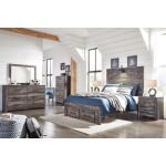 Drystan Full Panel Bed with 2 Storage Drawers - Image 4