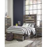 Drystan Twin Panel Bed with 4 Storage Drawers - Image 8