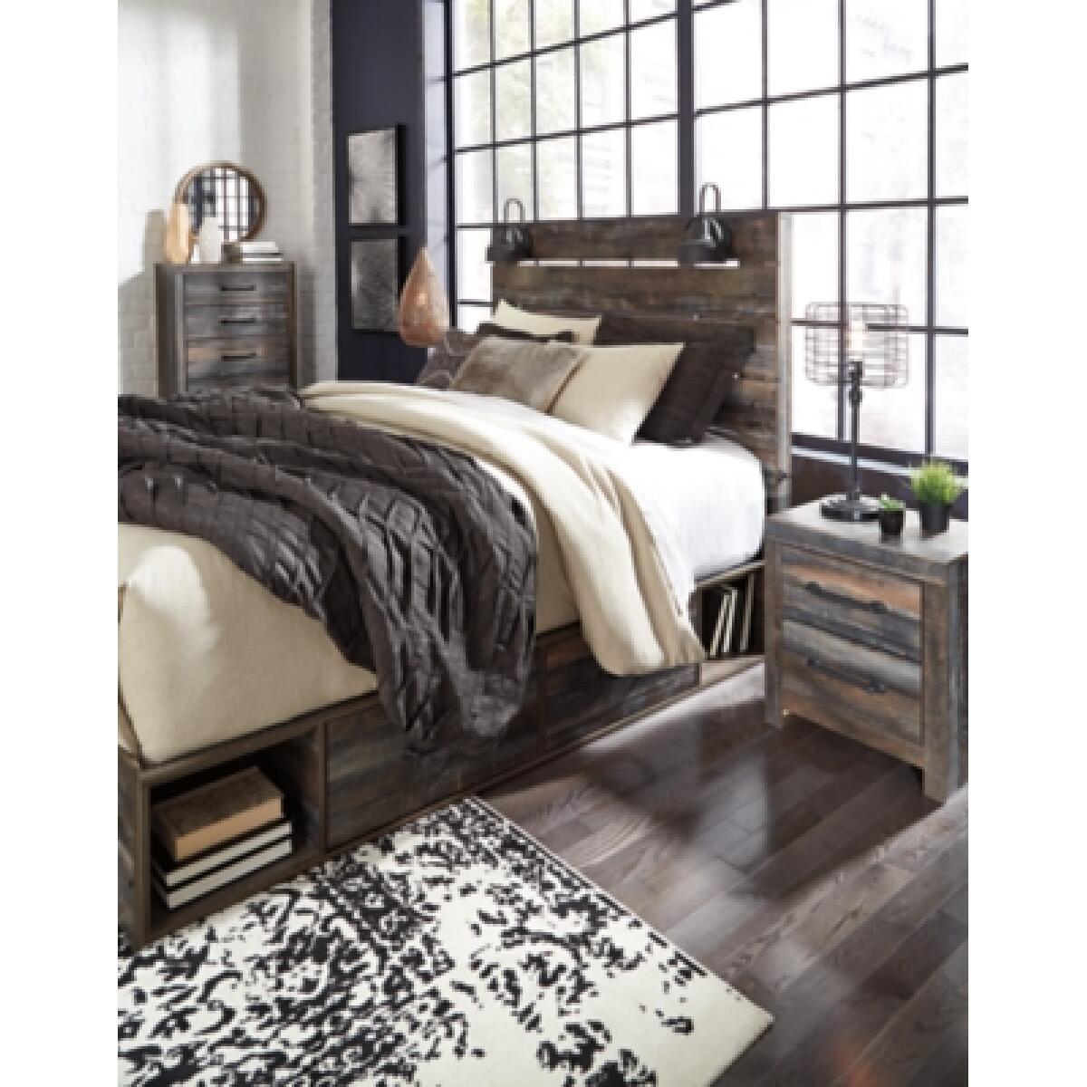 Drystan Queen Panel Bed with 4 Storage Drawers - Image 6