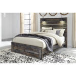 Drystan Queen Panel Bed with 2 Storage Drawers