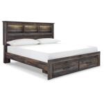 Drystan King Bookcase Bed with 2 Storage Drawers - Image 2