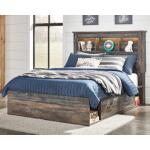 Drystan Full Bookcase Bed with 2 Storage Drawers - Image 3