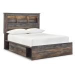Drystan Full Bookcase Bed with 2 Storage Drawers - Image 2