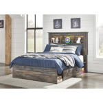 Drystan Full Bookcase Bed with 2 Storage Drawers