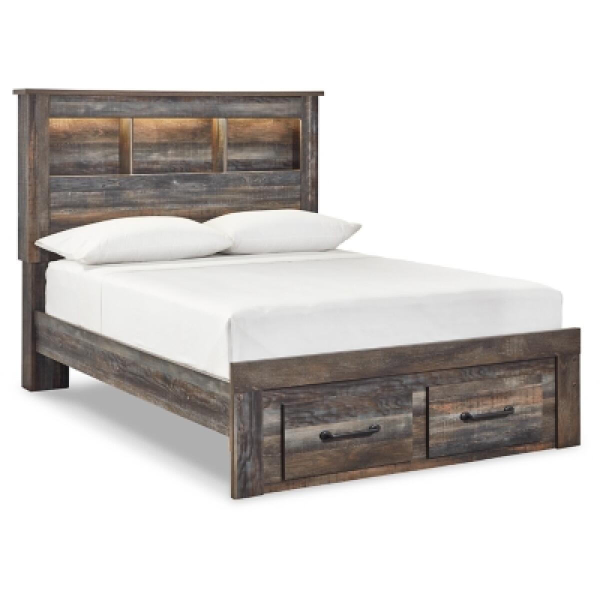 Drystan Full Bookcase Bed with 2 Storage Drawers - Image 2