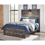 Drystan Full Panel Bed with 2 Storage Drawers - Image 3