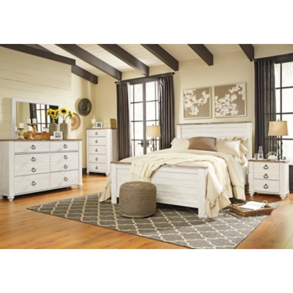 Willowton Dresser and Mirror - Image 5