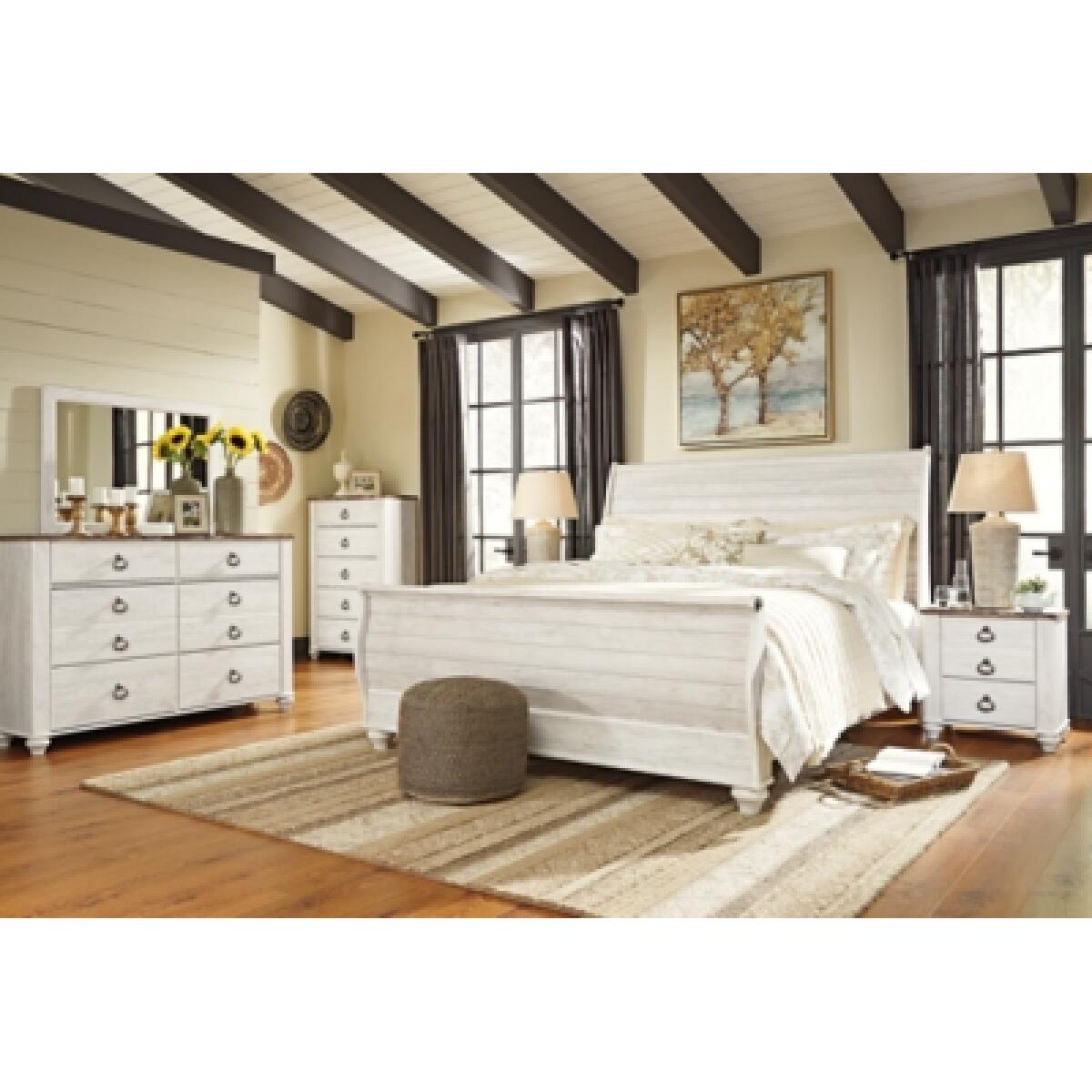 Willowton King Sleigh Bed - Image 5