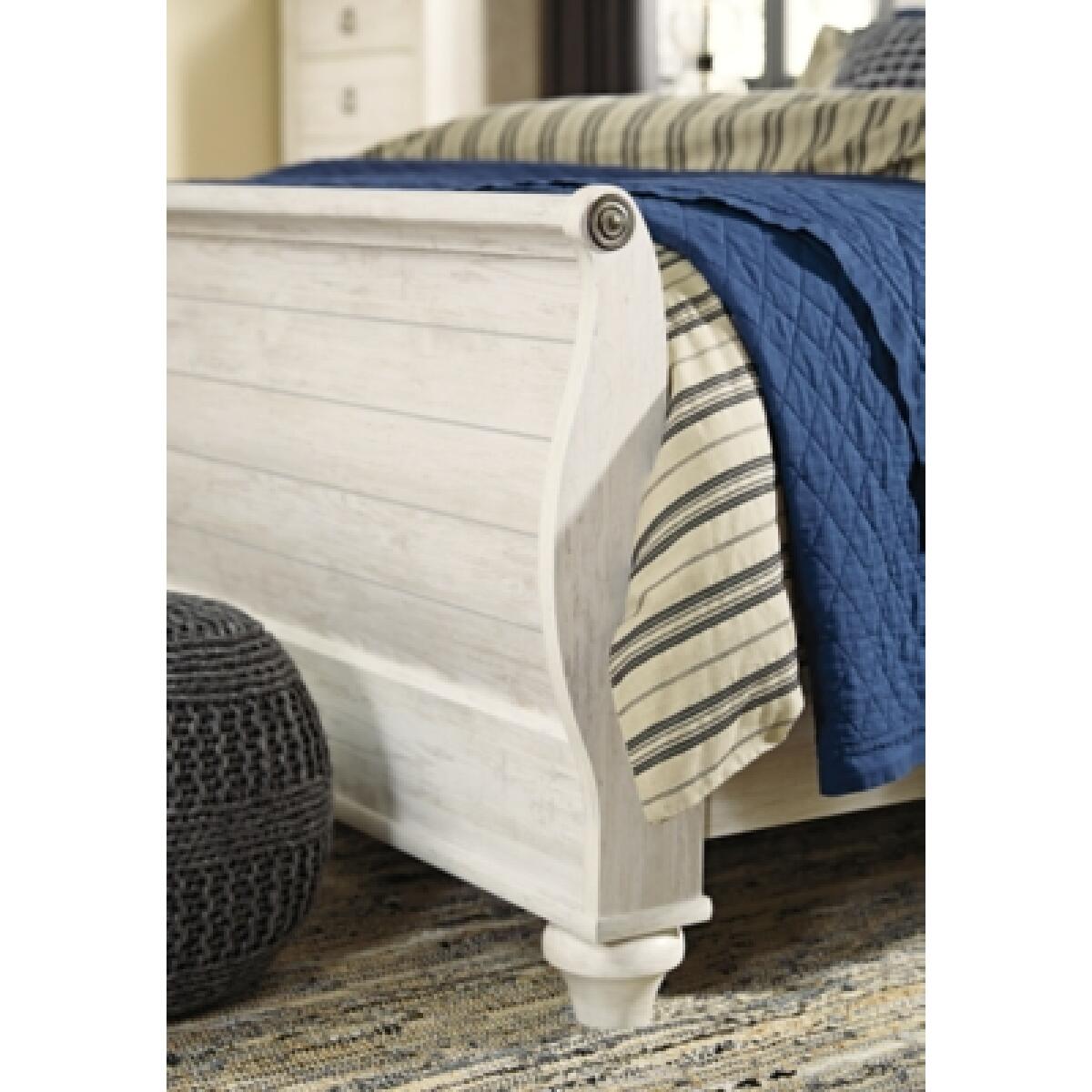 Willowton King Sleigh Bed - Image 4