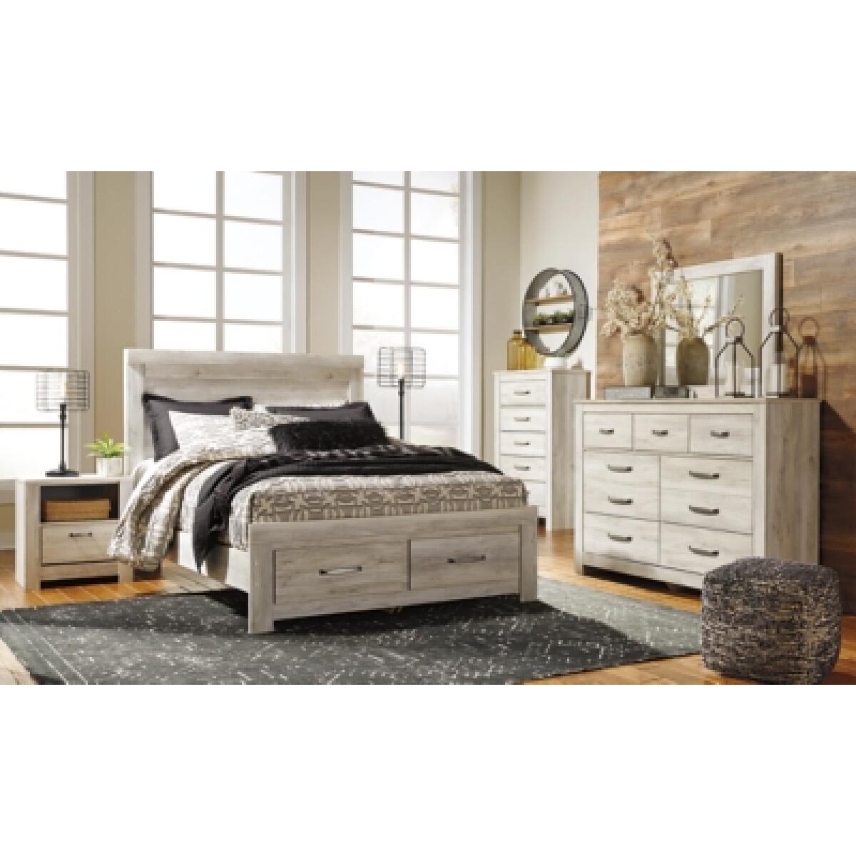Bellaby Queen Platform Bed with 2 Storage Drawers - Image 4