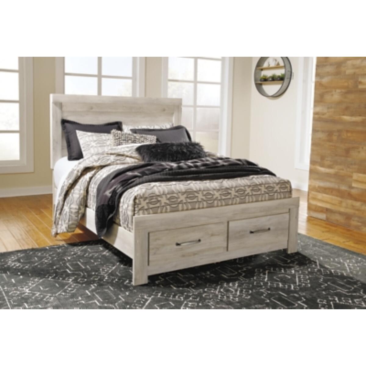 Bellaby Queen Platform Bed with 2 Storage Drawers - Image 3