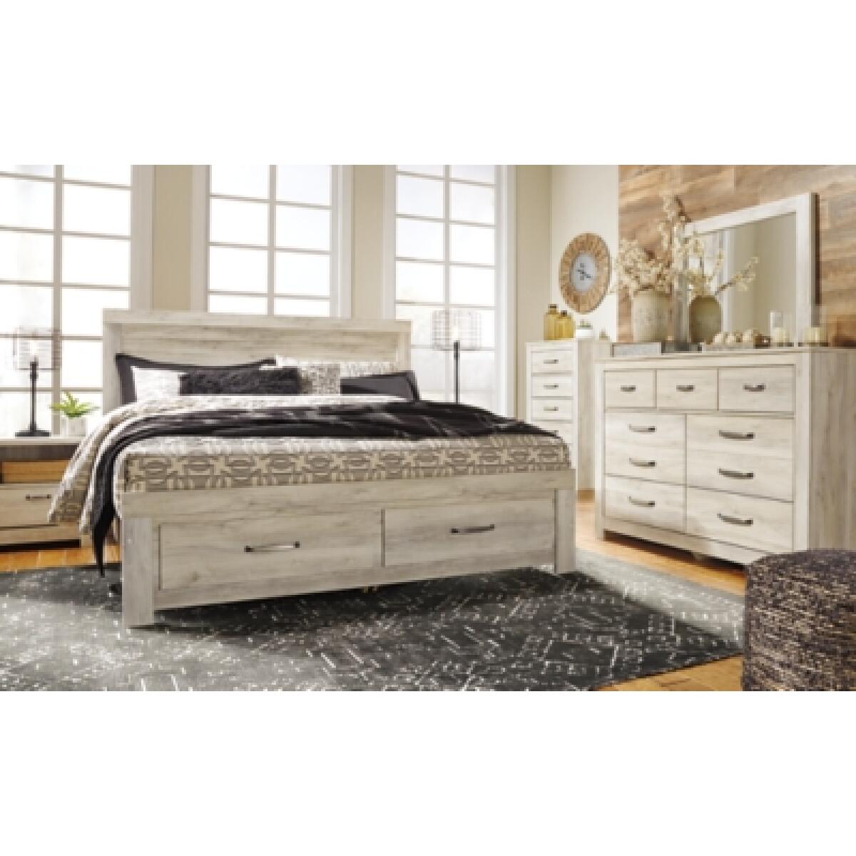 Bellaby King Platform Bed with 2 Storage Drawers - Image 7
