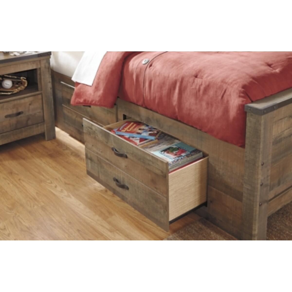 Trinell Twin Bookcase Bed with 2 Storage Drawers - Image 5