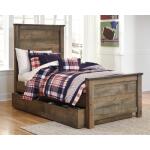 Trinell Twin Panel Bed with 1 Large Storage Drawer - Image 3