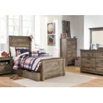 Trinell Twin Panel Bed with 1 Large Storage Drawer - Image 8