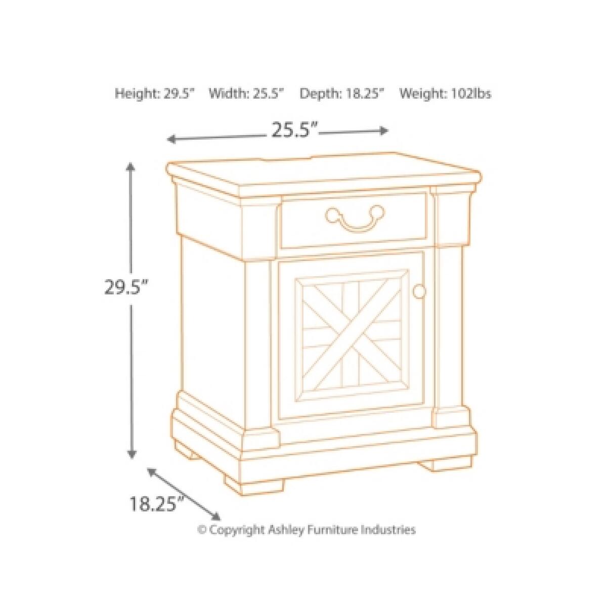 Bolanburg Nightstand - Image 9