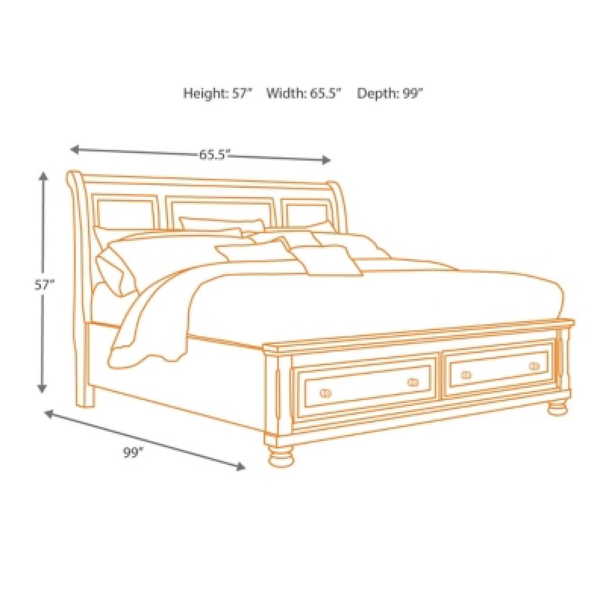 Porter California King Sleigh Bed - Image 5
