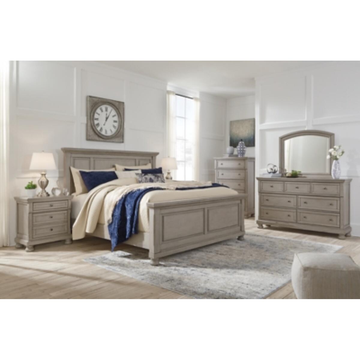 Lettner California King Sleigh Bed with 2 Storage Drawers - Image 5