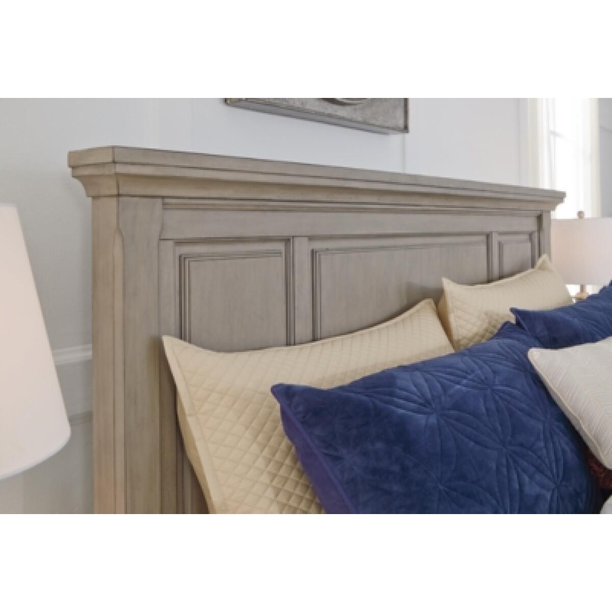 Lettner King Sleigh Bed with 2 Storage Drawers - Image 5