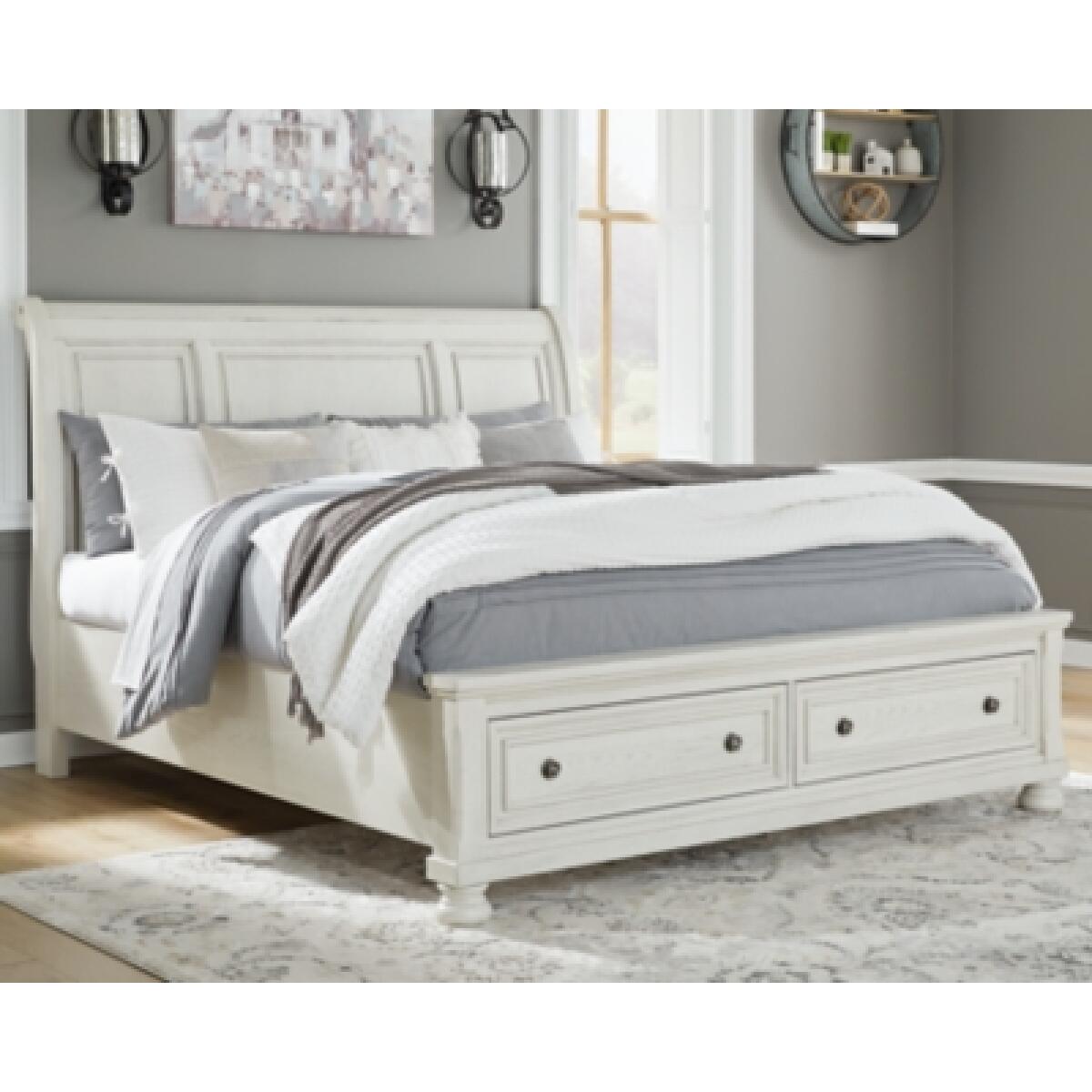 Robbinsdale Queen Sleigh Bed with Storage - Image 3