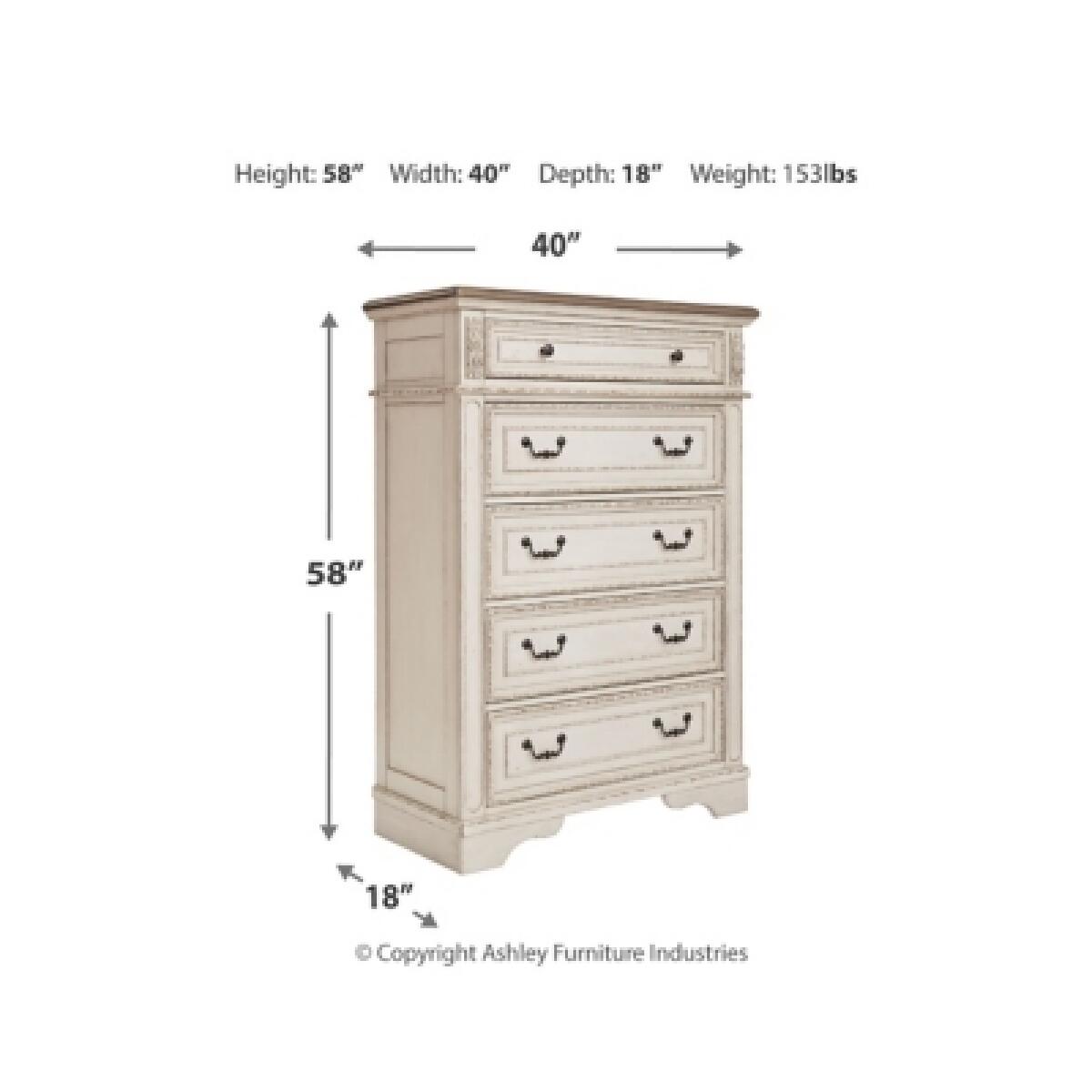 Realyn Chest of Drawers - Image 5