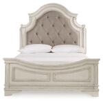 Realyn Queen Upholstered Panel Bed - Image 4