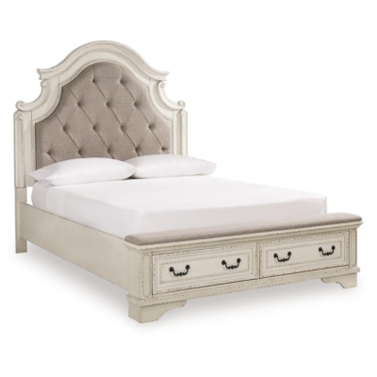 Realyn Queen Upholstered Bed - Image 2