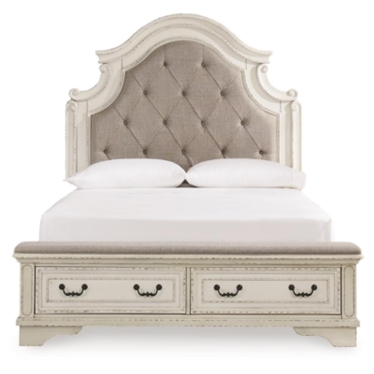 Realyn Queen Upholstered Bed - Image 4