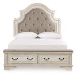 Realyn Queen Upholstered Bed - Image 4