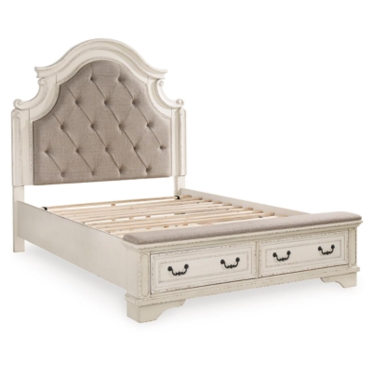 Realyn Queen Upholstered Bed - Image 3