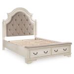 Realyn Queen Upholstered Bed - Image 3