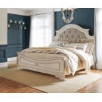 Realyn Queen Upholstered Panel Bed