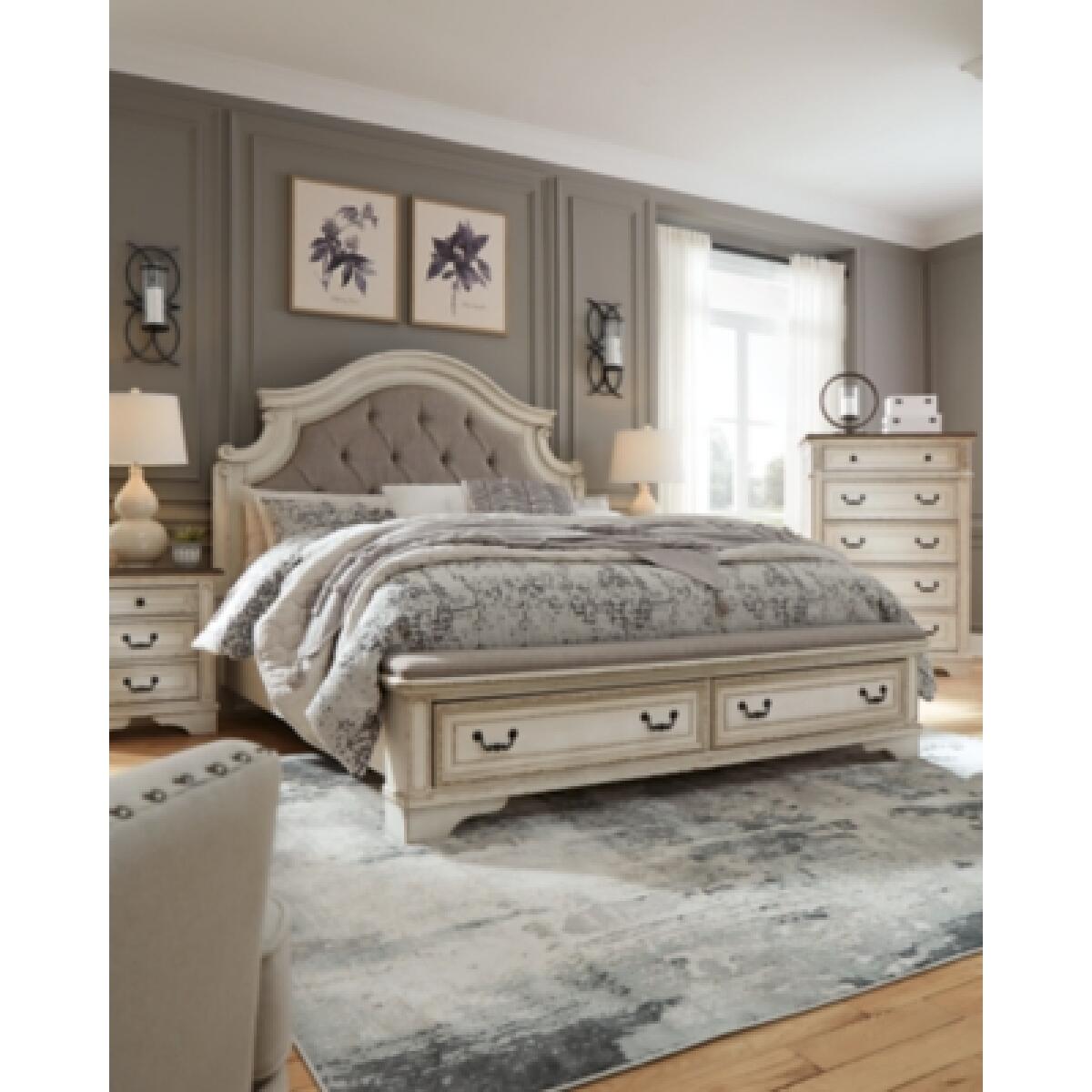 Realyn California King Upholstered Bed - Image 8