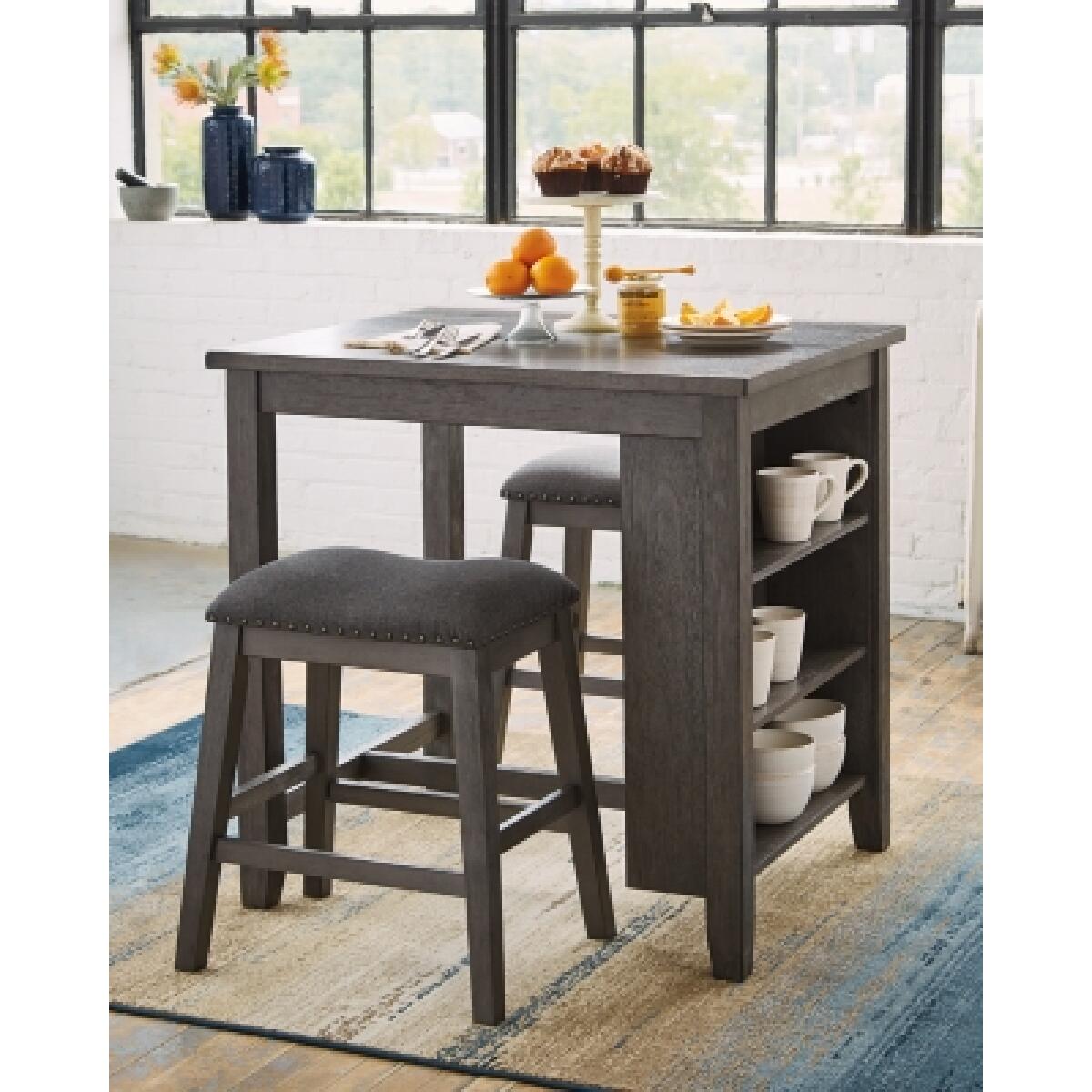 Caitbrook Counter Height Dining Table and Bar Stools (Set of 3) - Image 3