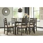Rokane Dining Table and Chairs (Set of 7) - Image 5