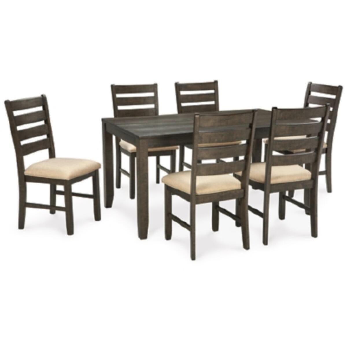 Rokane Dining Table and Chairs (Set of 7) - Image 2