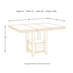 Haddigan Counter Height Dining Extension Table - Image 6