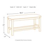 Moriville Counter Height Dining Bench - Image 5