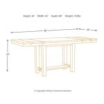 Moriville Counter Height Dining Extension Table - Image 5